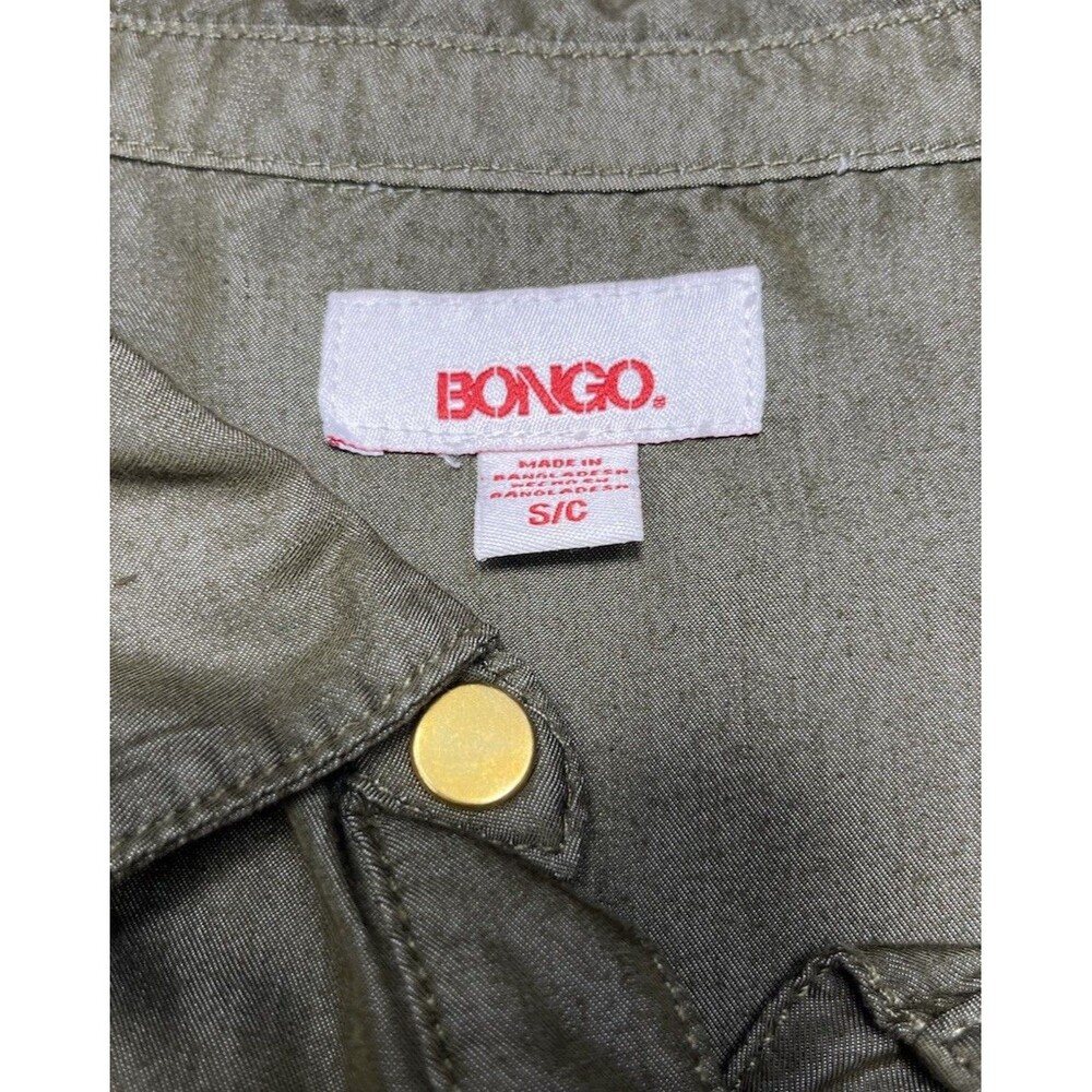 Women's Bongo Utility Shirt Snap Button - Size S - Picture 3 of 3